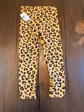 Garanimals Girls 2T Leopard Print Leggings Tan Black Stretch Pants New with Tags